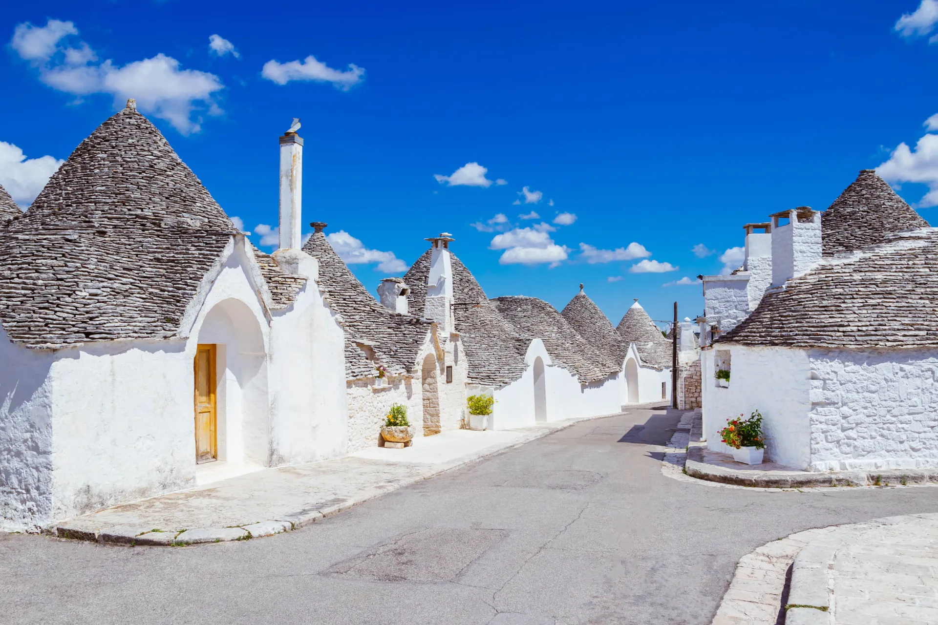 Unikalne domy trulli w Alberobello