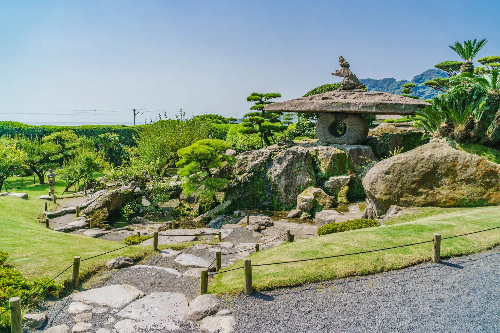 Ogród krajobrazowy w Kagoshimie Ogród krajobrazowy w Kagoshimie