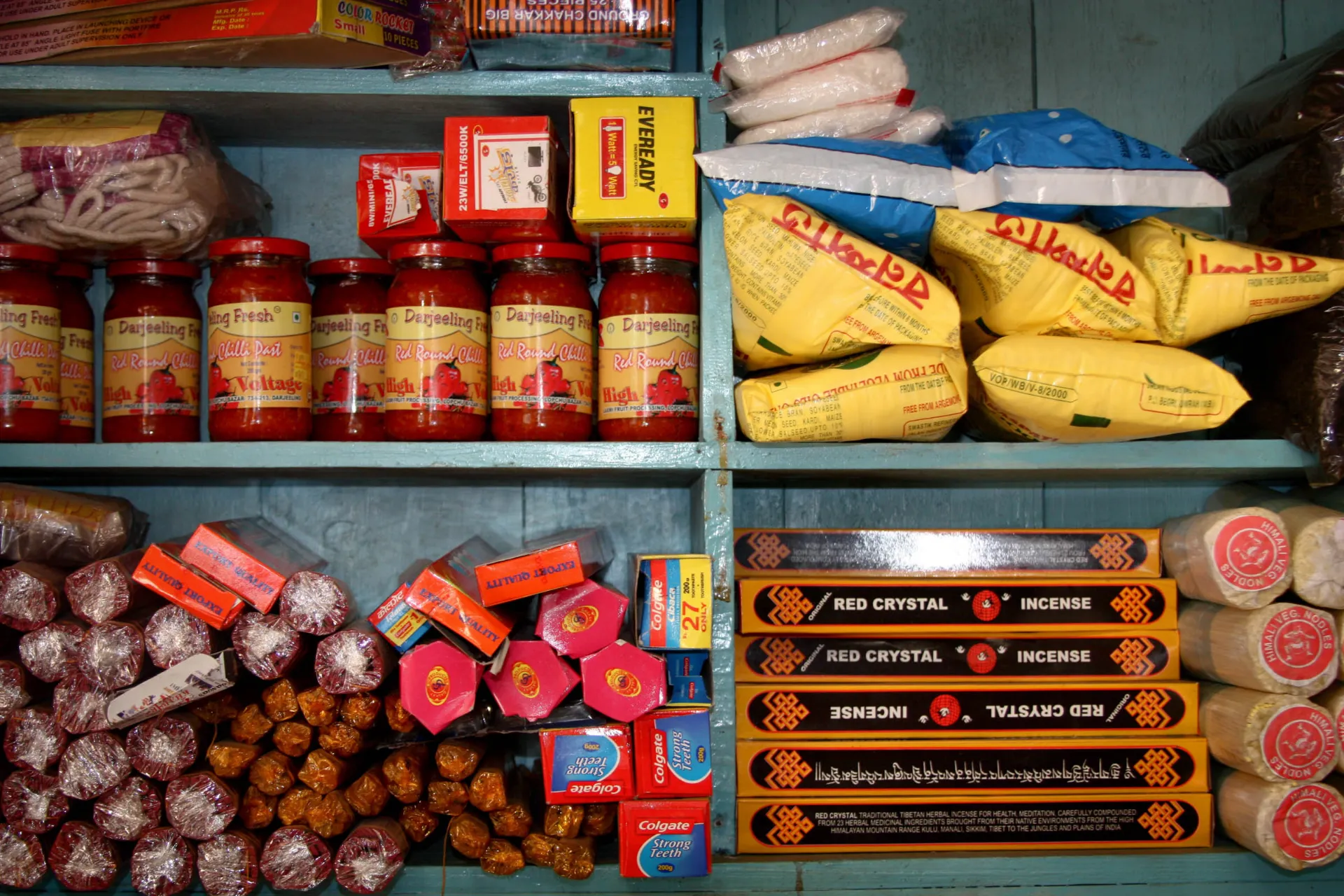 Wybór w sklepie w Darjeelingu Wybór w sklepie w Darjeelingu