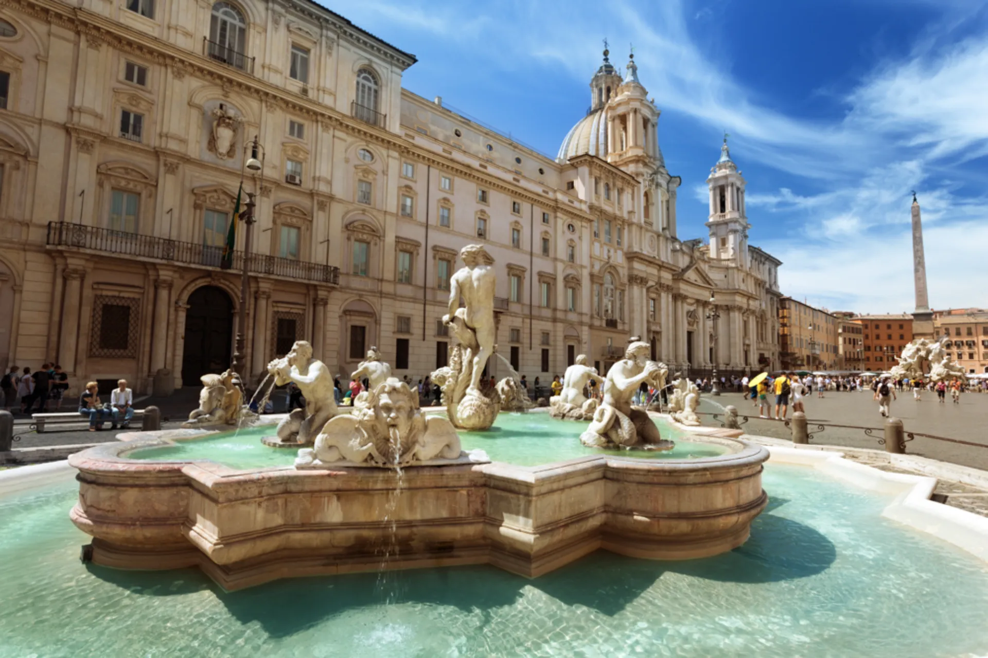 Fontanna na Piazza Navona Fontanna na Piazza Navona
