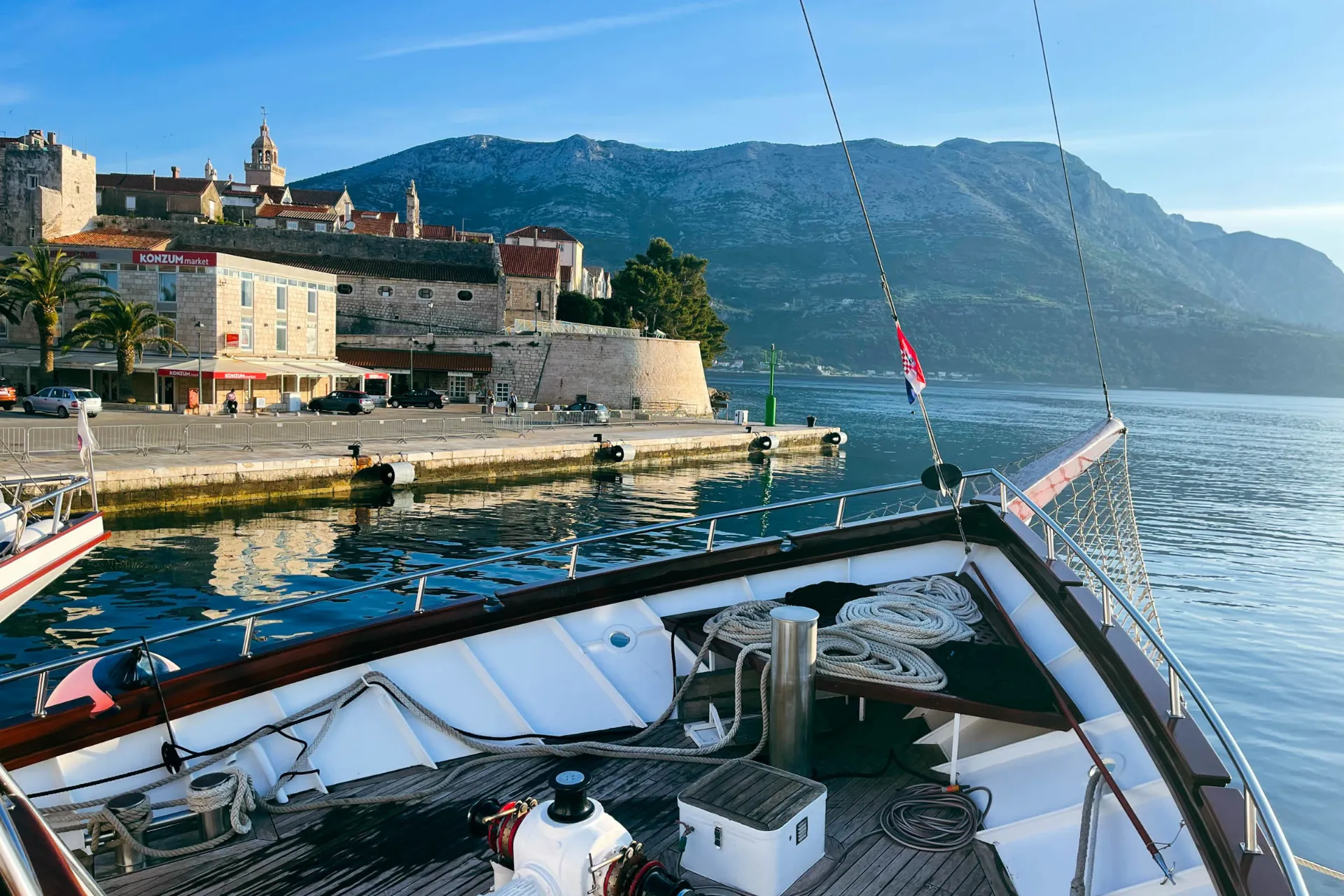 Nastrojowe zdjęcie z pokładu Nastrojowe zdjęcie z pokładu