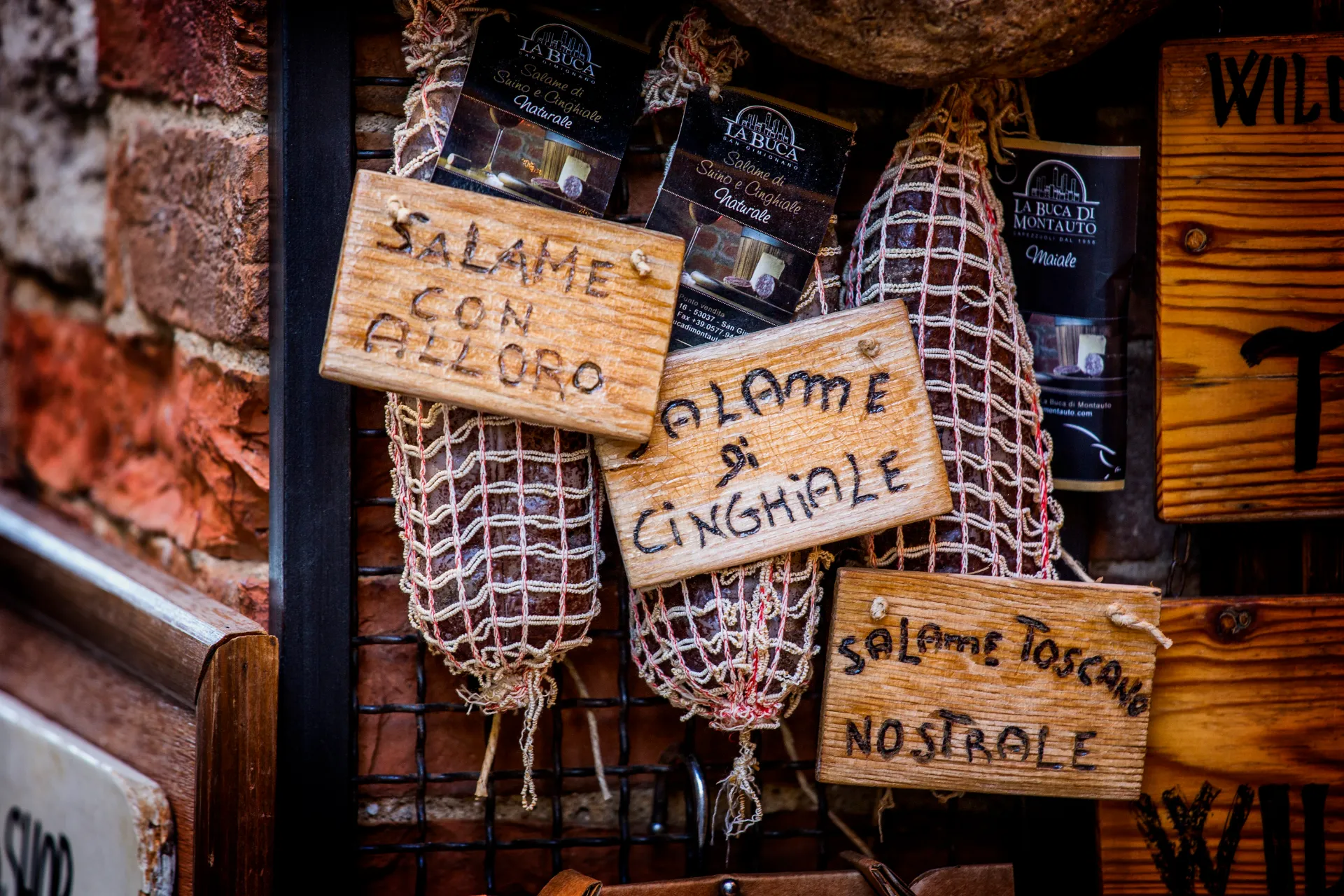 „Sztuka kiełbas” w San Gimignano „Sztuka kiełbas” w San Gimignano