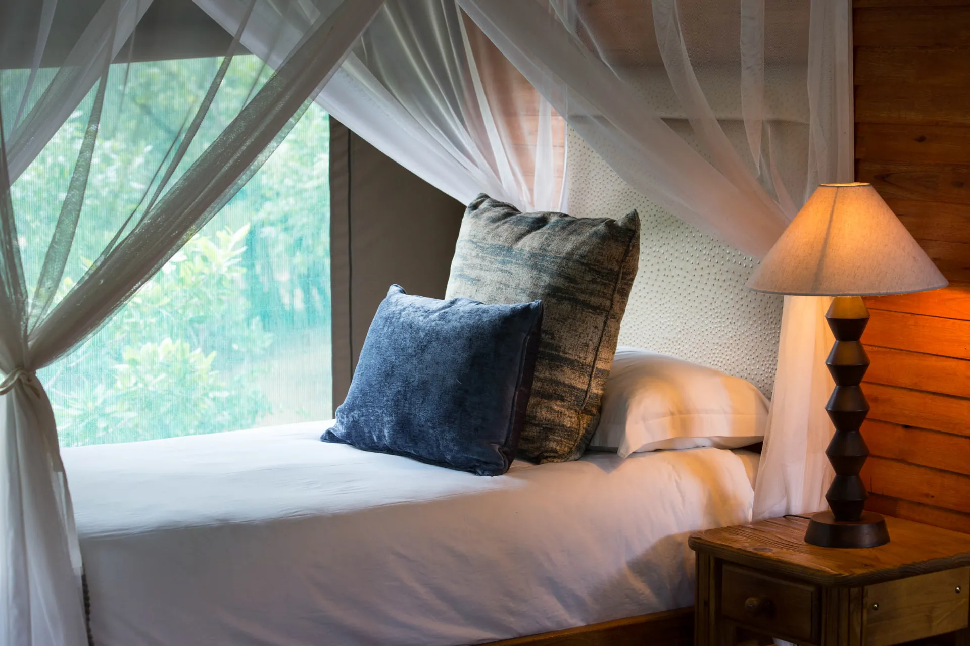 Sypialnia w domku dla jednej osoby