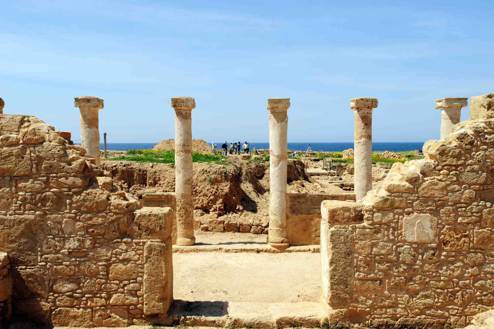 Park archeologiczny w Paphos obejmuje dużą część starożytnego miasta