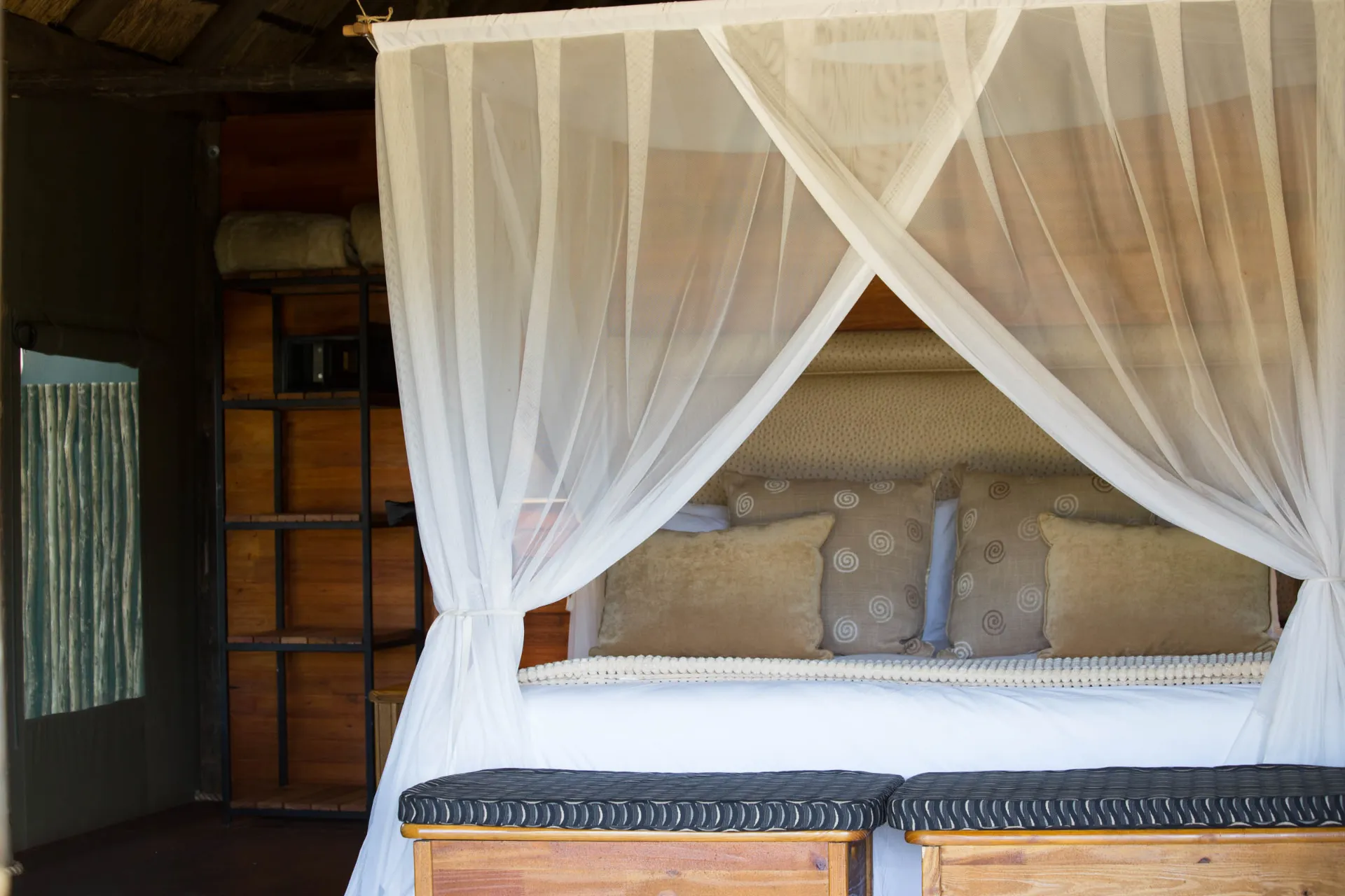 Sypialnia w domku dla 2 osób