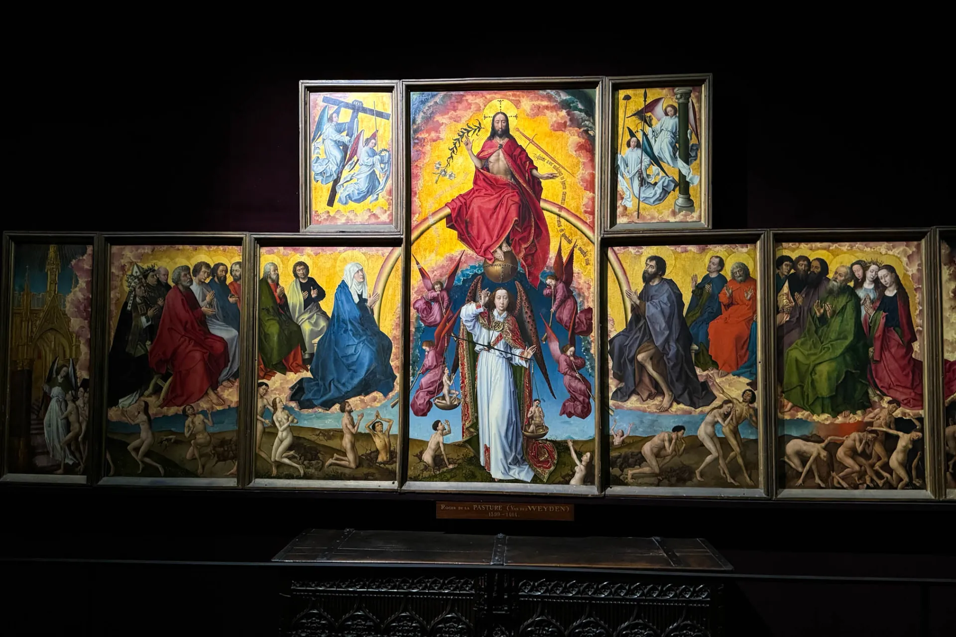 Ołtarz w Beaune autorstwa Rogiera van der Weydena - ok. 1445-1490