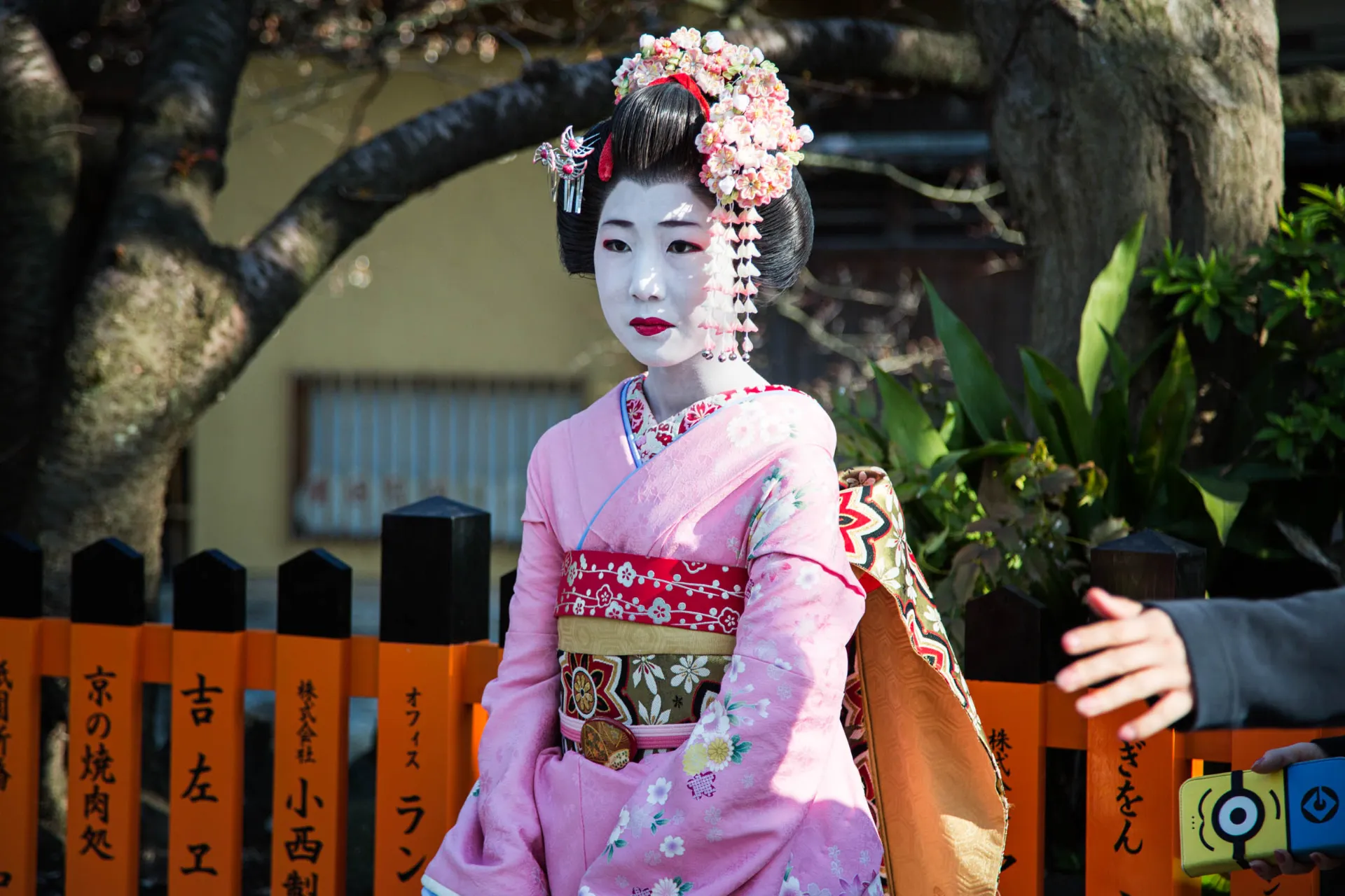 Gion to najbardziej znana dzielnica gejsz w Kioto