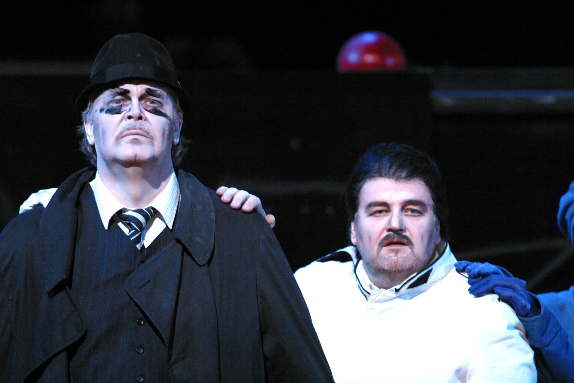 Scena z Mandarynem i Calafem w Turandot Scena z Mandarynem i Calafem w Turandot