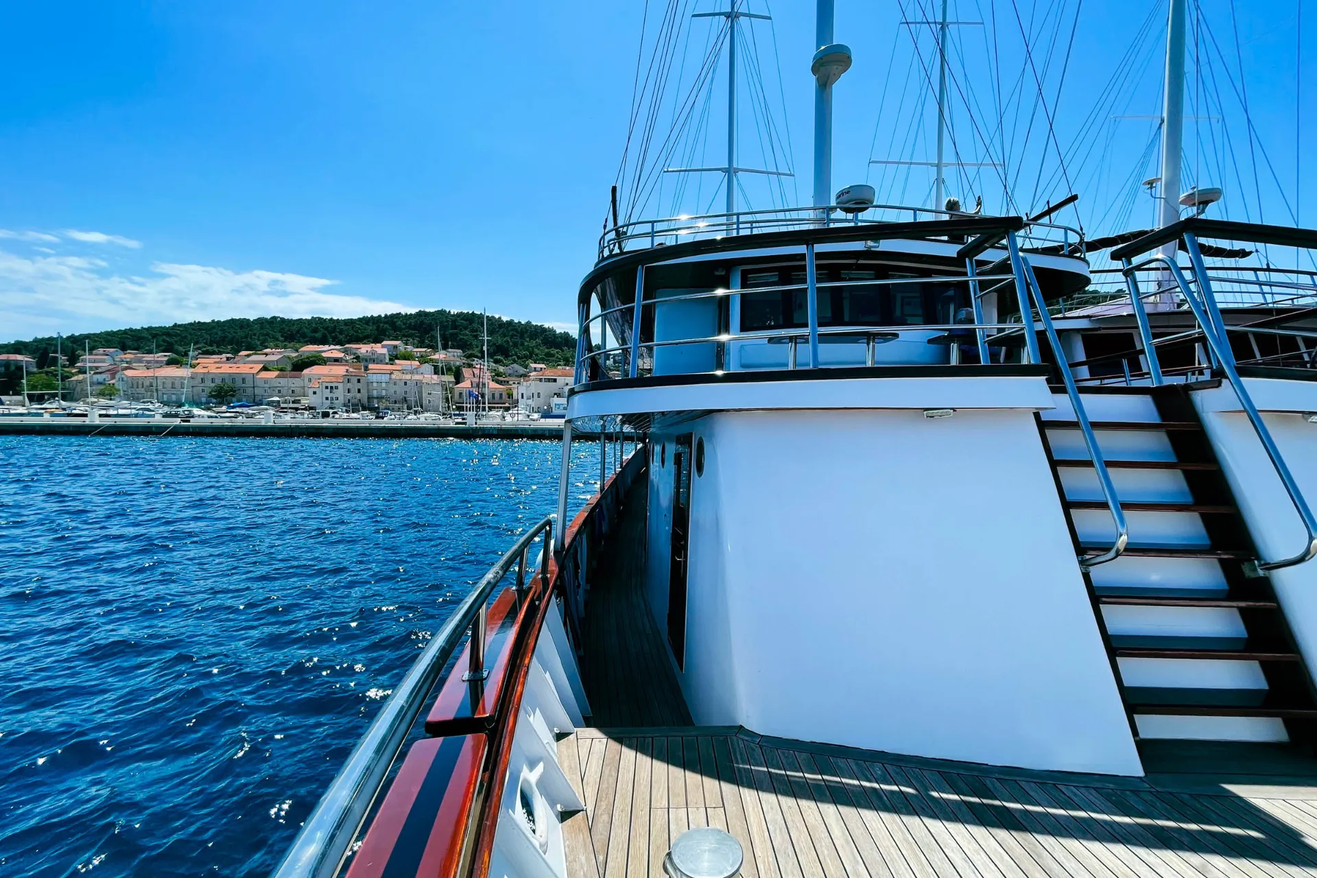 Nastrojowe zdjęcie z pokładu Nastrojowe zdjęcie z pokładu