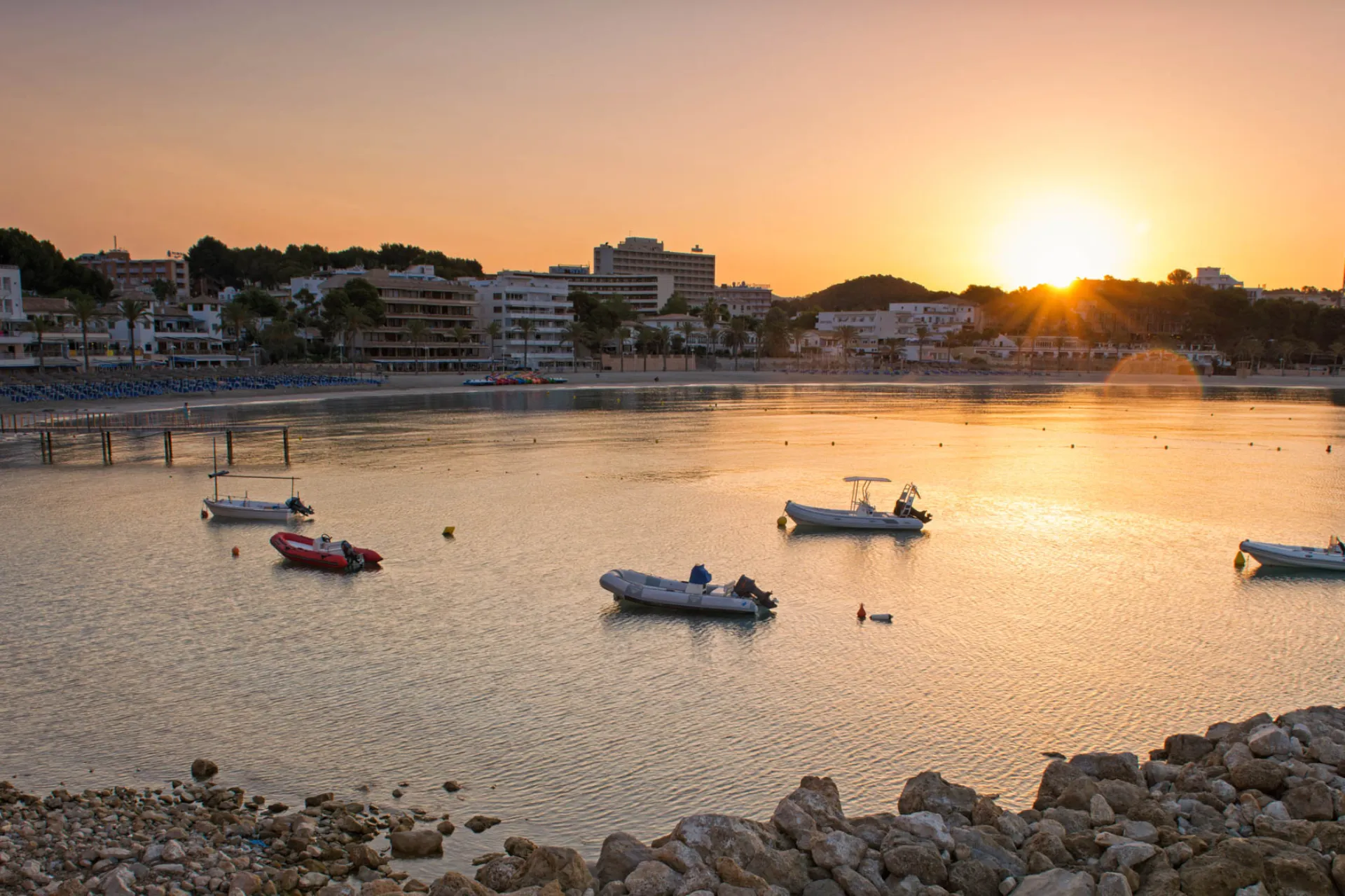 Wieczorna atmosfera w Paguera Wieczorna atmosfera w Paguera