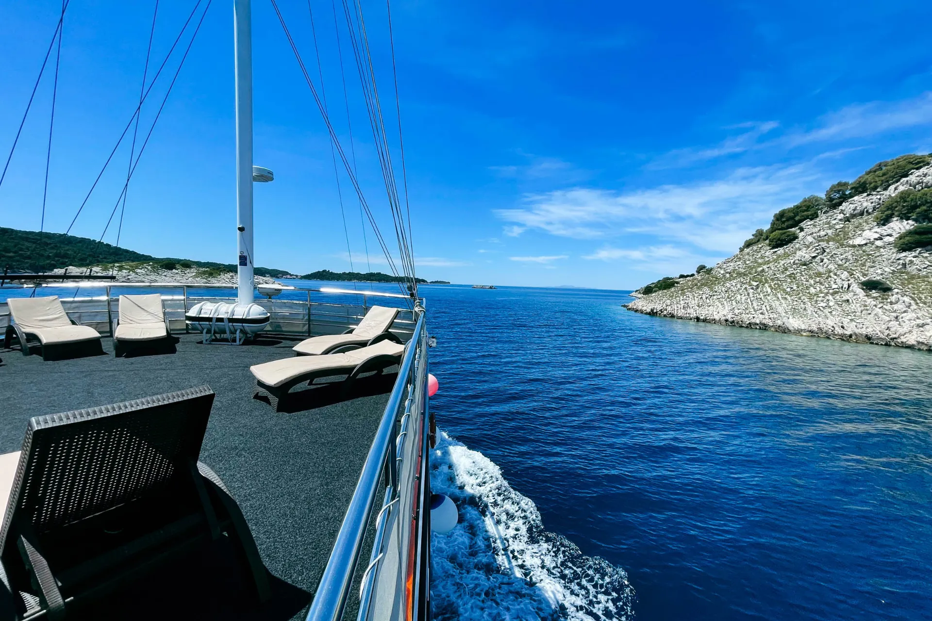 Nastrojowe zdjęcie z pokładu Nastrojowe zdjęcie z pokładu