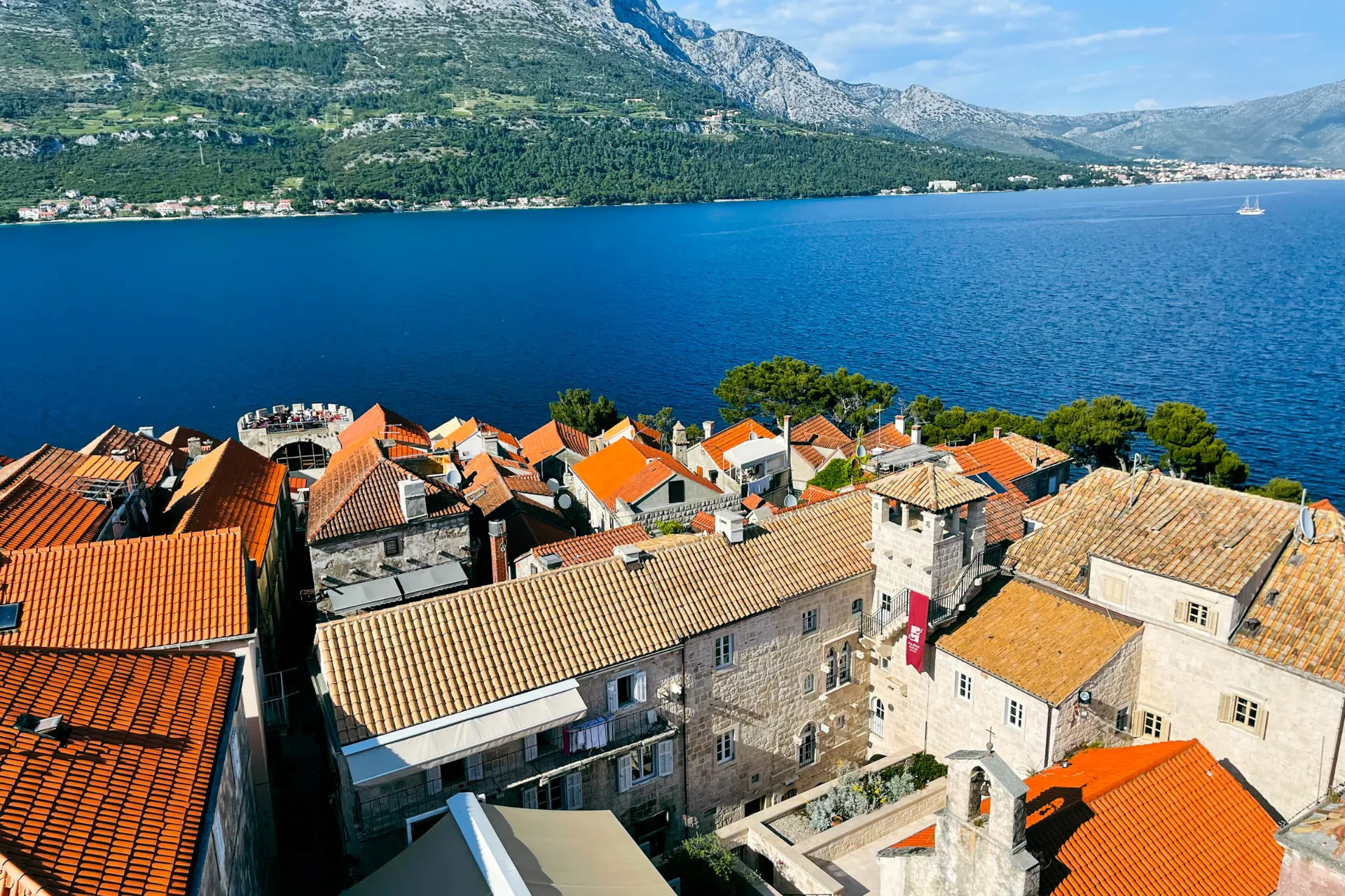 Zdjęcie z drona Korčula Zdjęcie z drona Korčula