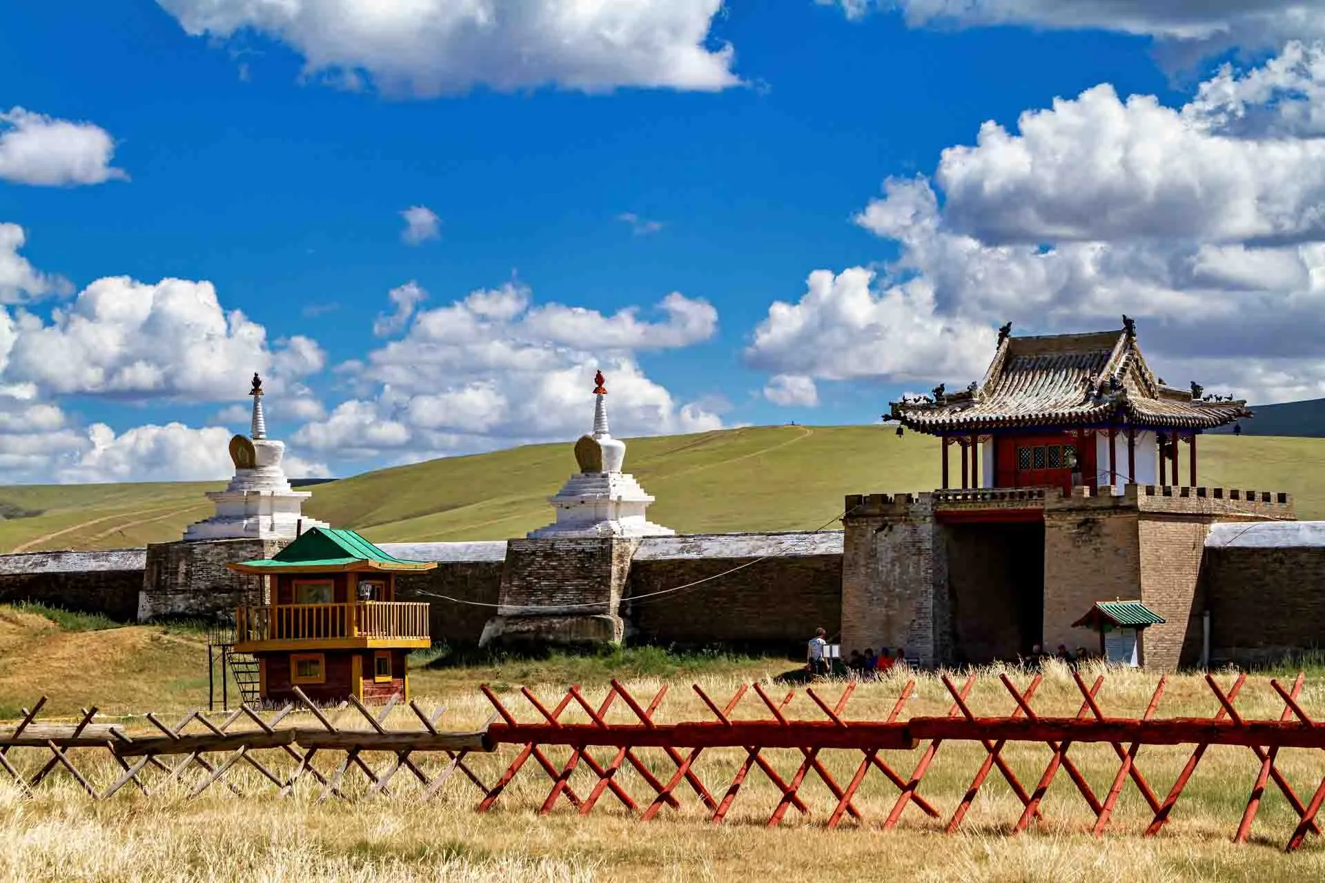 Wejście do klasztoru Erdene Zuu koło Karakorum