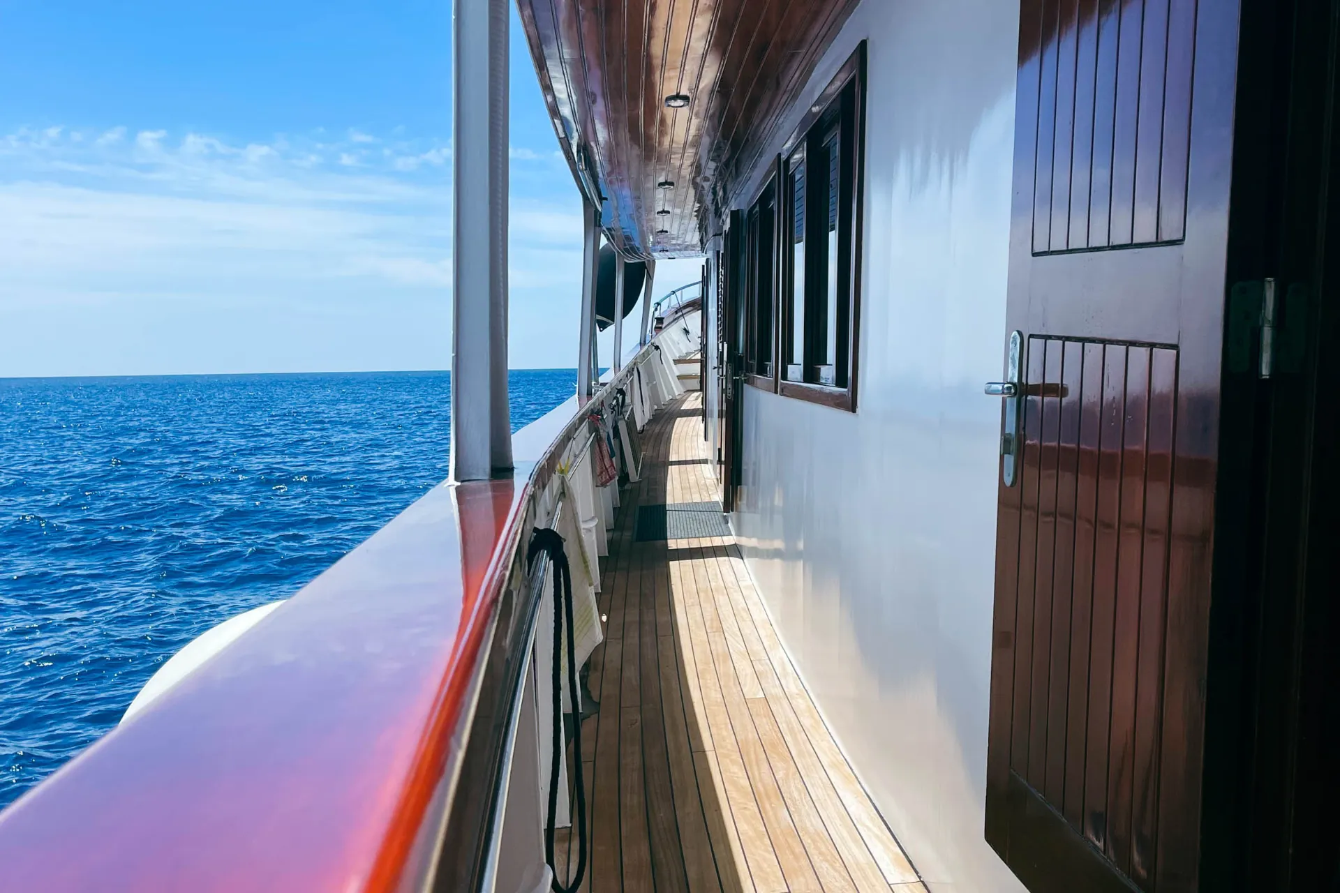 Nastrojowe zdjęcie z pokładu Nastrojowe zdjęcie z pokładu