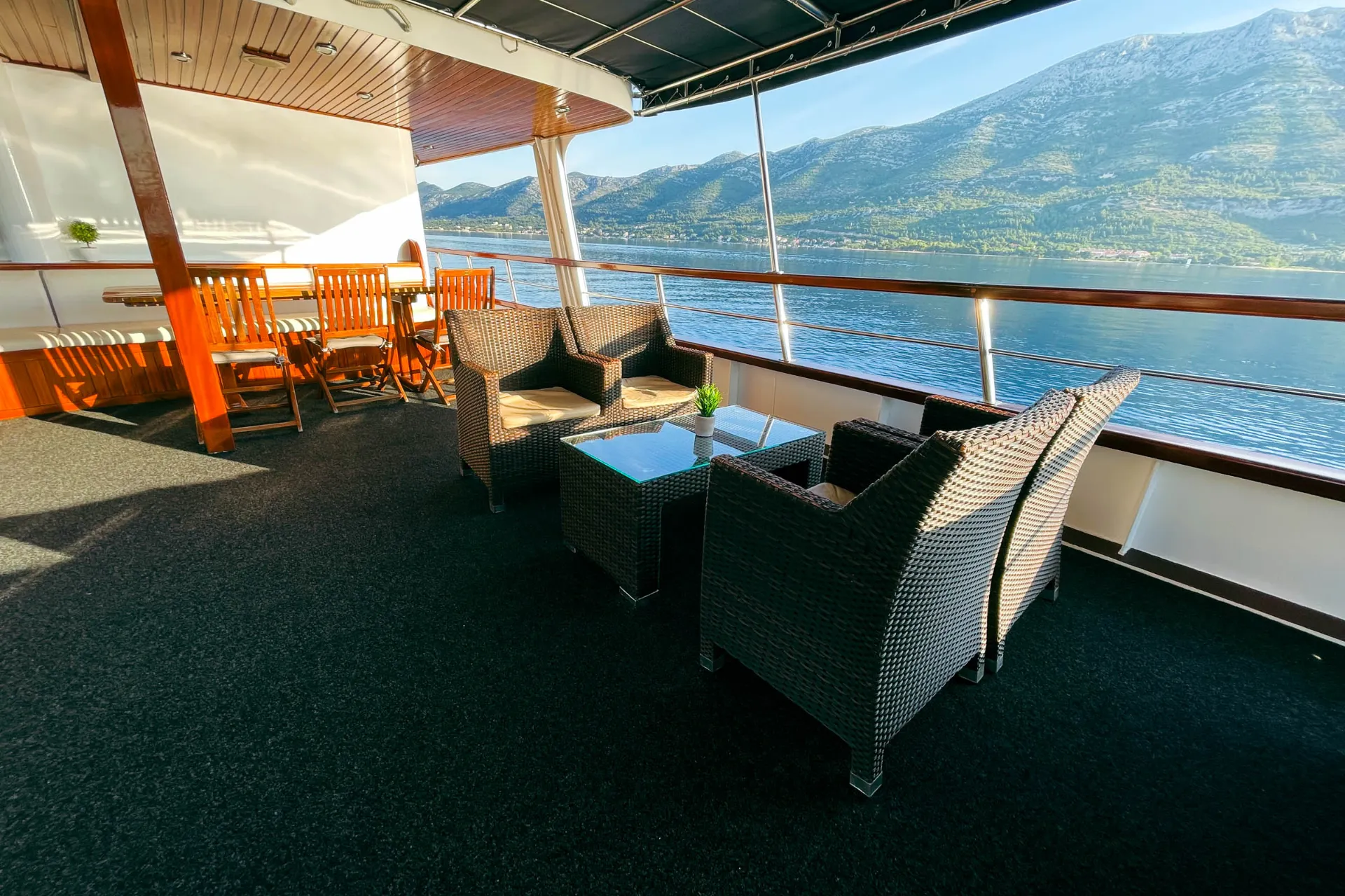 Nastrojowe zdjęcie z pokładu Nastrojowe zdjęcie z pokładu