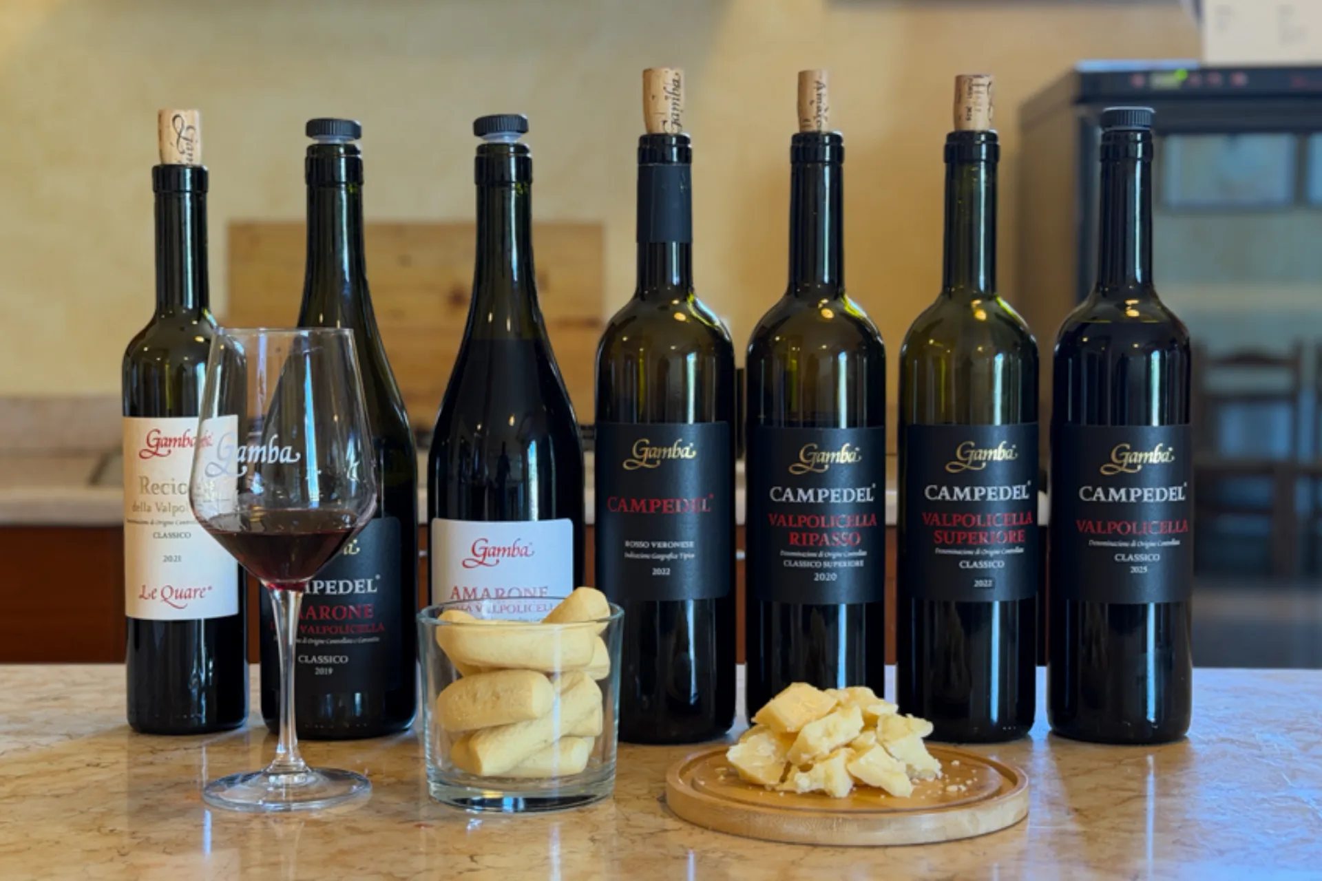 Gotowi na degustację wina u producenta Gamba w Valpolicella