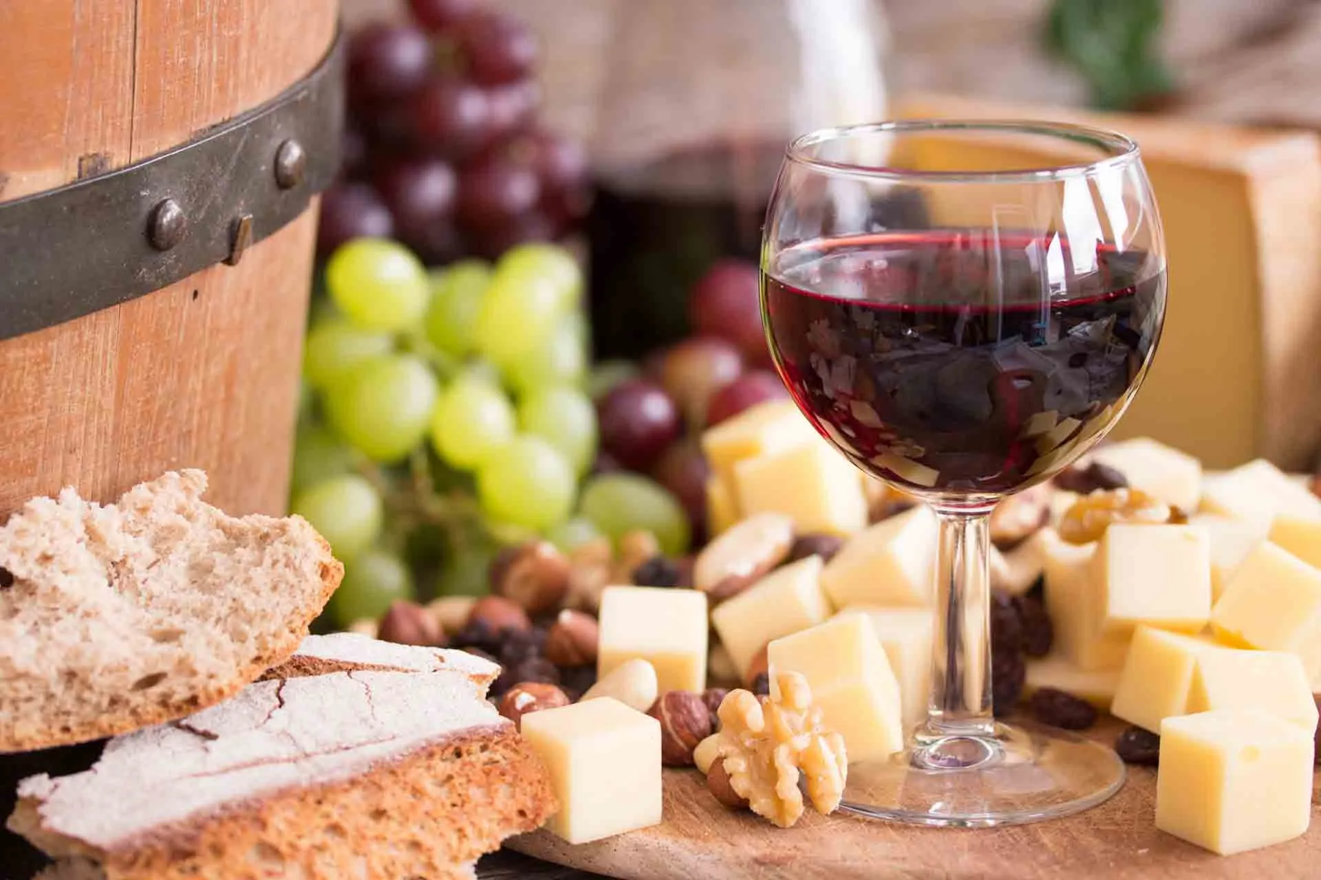 Gotowy na degustację wina