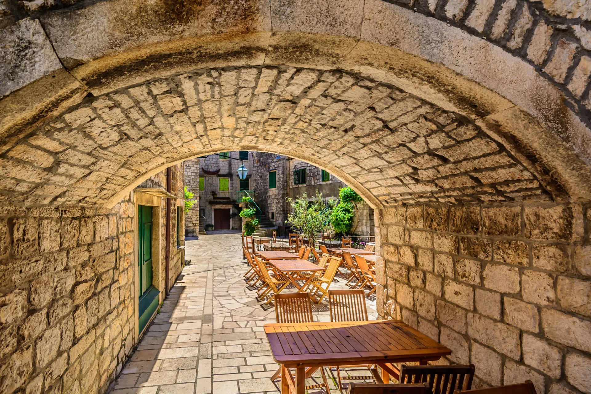 Brama do starego miasta w Starigradzie Brama do starego miasta w Starigradzie