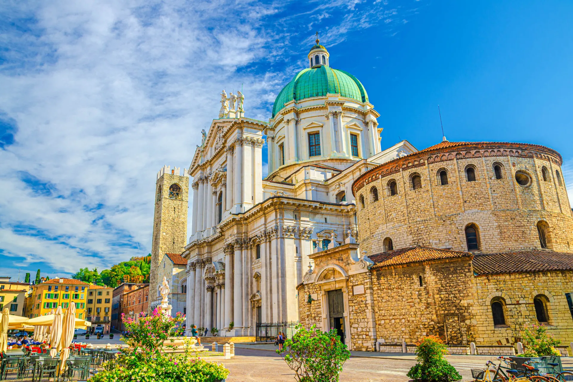 Nowa i Stara Katedra w Brescii Nowa i Stara Katedra w Brescii