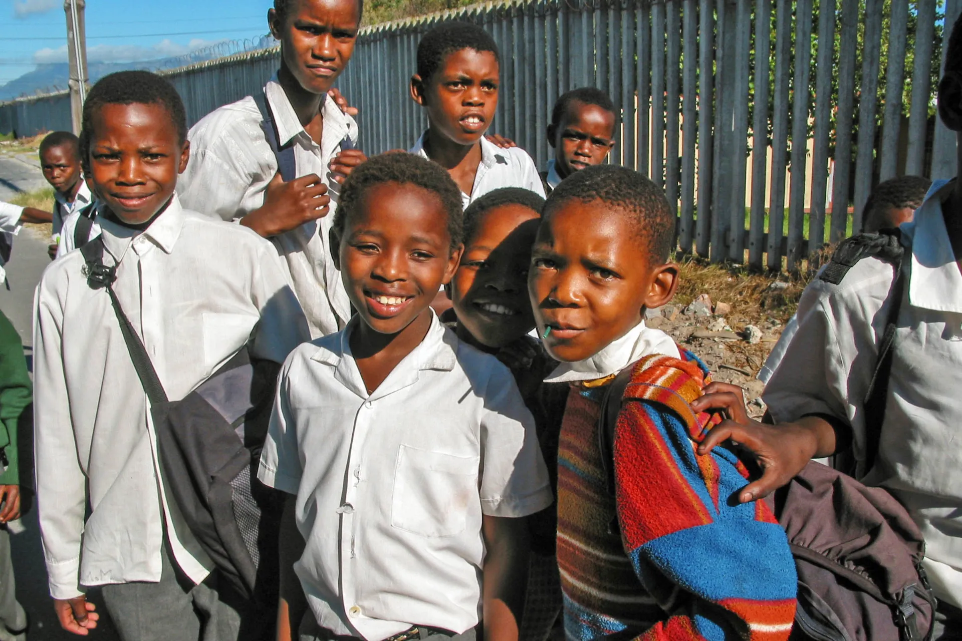 Dzieci szkolne w Kapsztadzie