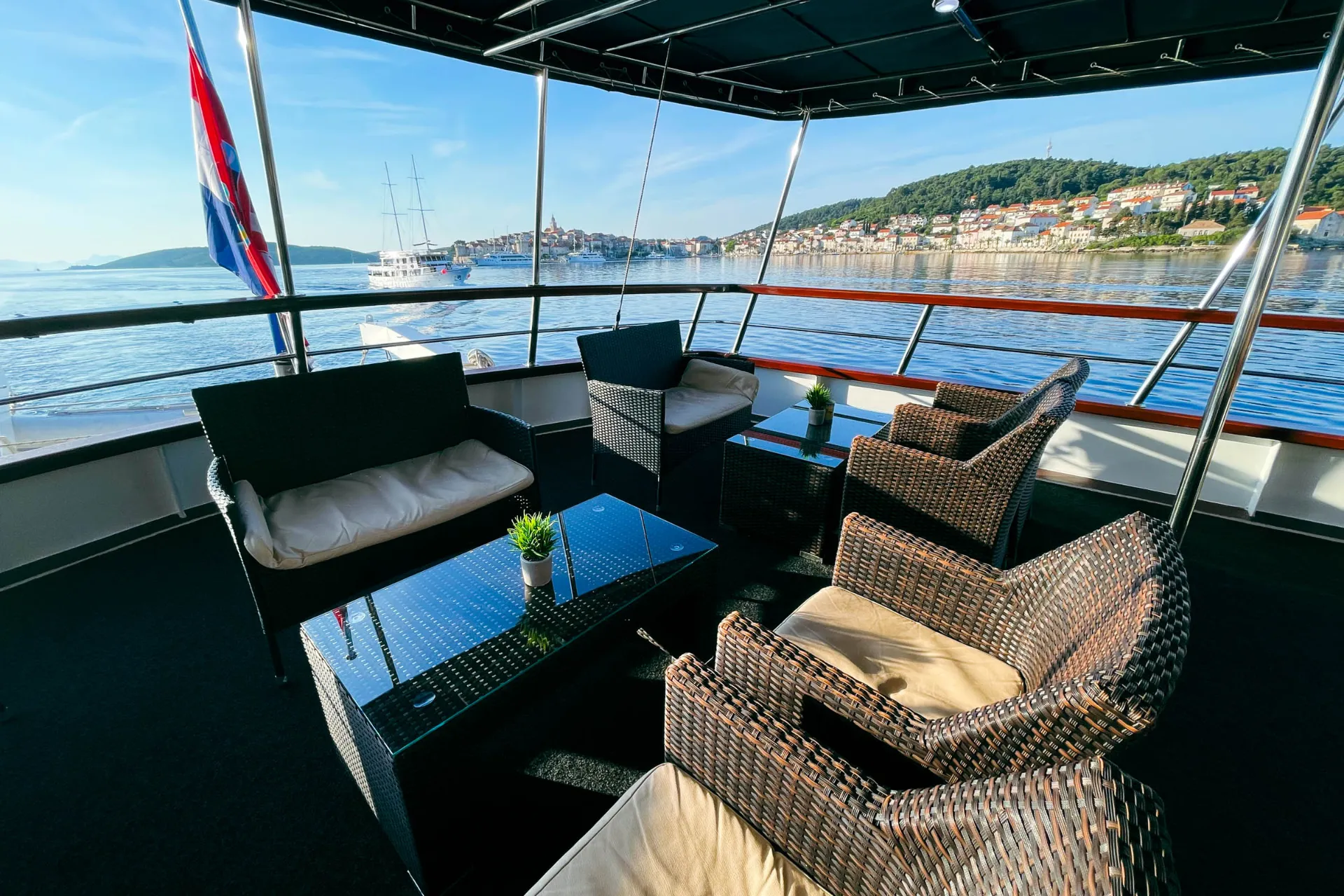 Nastrojowe zdjęcie z pokładu Nastrojowe zdjęcie z pokładu