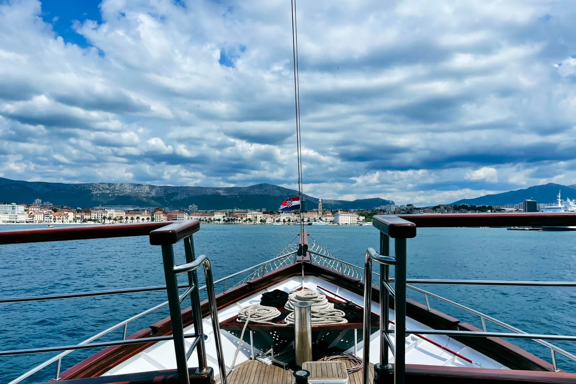 Nastrojowe zdjęcie z pokładu Nastrojowe zdjęcie z pokładu