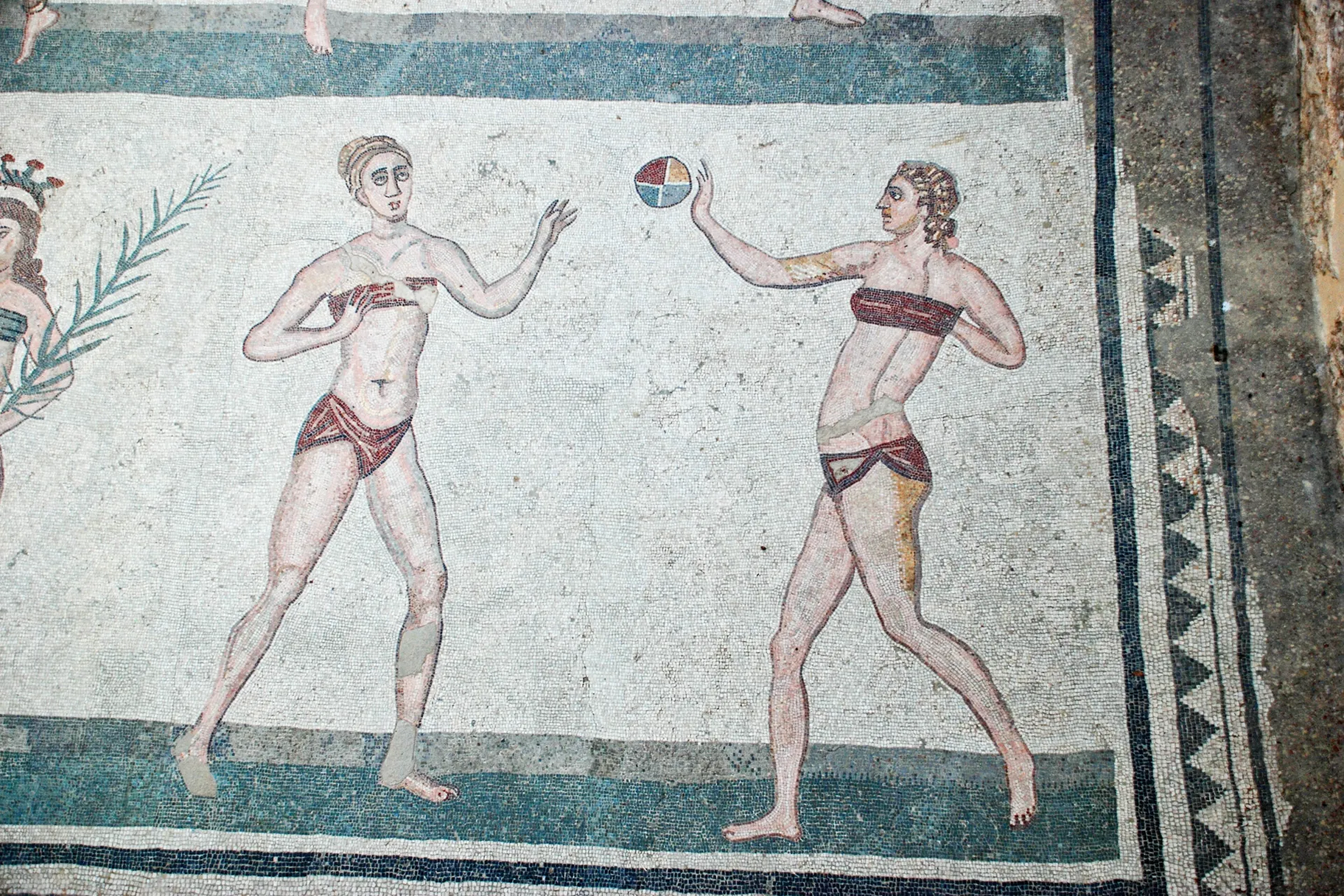 Mozaika podłogowa na Piazza Armerina