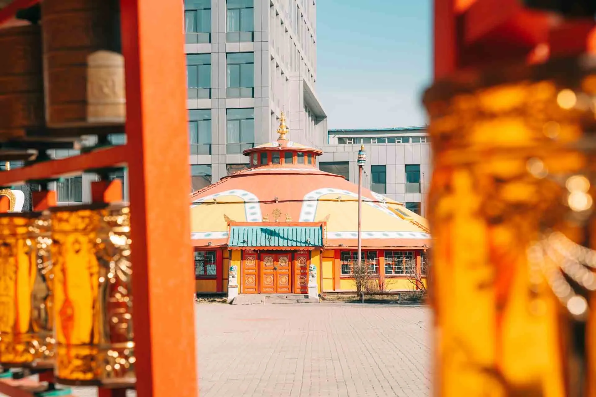 Klasztor Daszczoylin w Ułan Bator – aktywne centrum buddyjskie w formie tradycyjnej jurty