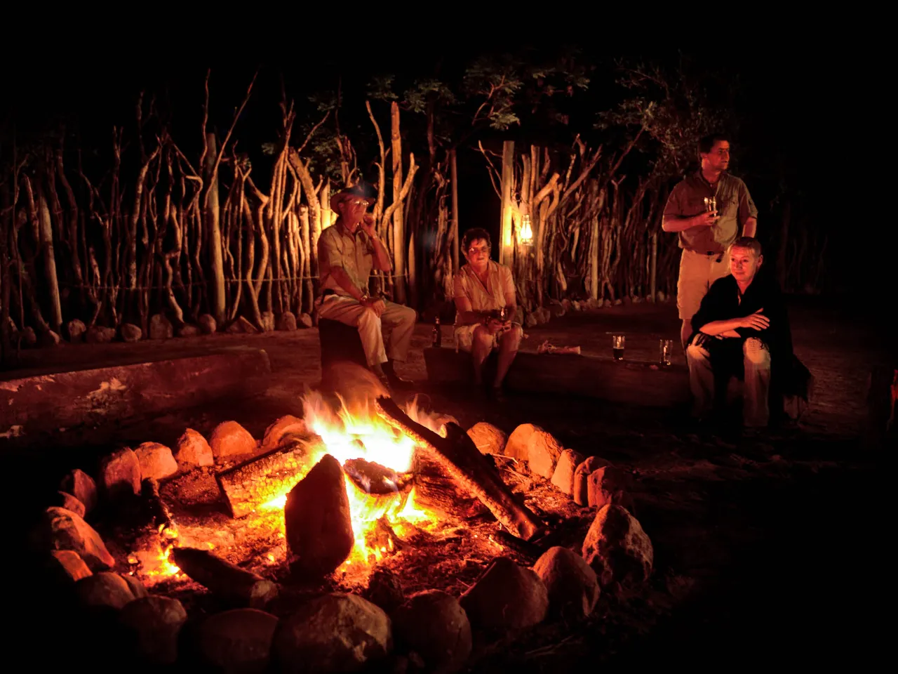 "Boma" – ognisko i relaks po dniu safari