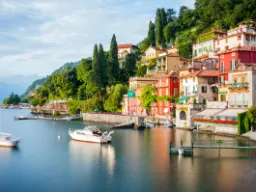 Widok na jezioro Como Widok na jezioro Como