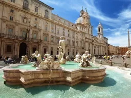 Fontanna na Piazza Navona Fontanna na Piazza Navona