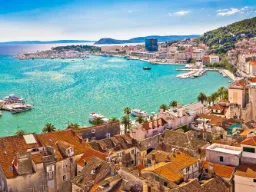 Piękne wybrzeże Splitu Piękne wybrzeże Splitu