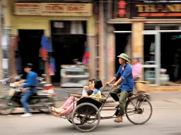 Przejażdżka rikszą rowerową Przejażdżka rikszą rowerową