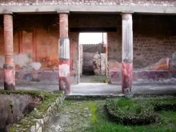 Łaźnie (termy) w ruinach Pompejów