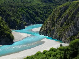 Widok z pociągu TranzAlpine 1 Widok z pociągu TranzAlpine 1
