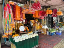 Scena targowa w Bangkoku Scena targowa w Bangkoku