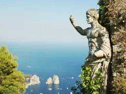 Majestatyczny widok z najwyższego punktu Capri