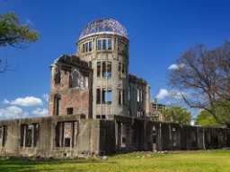 Ruiny upamiętniające atak atomowy podczas II wojny światowej Ruiny upamiętniające atak atomowy podczas II wojny światowej
