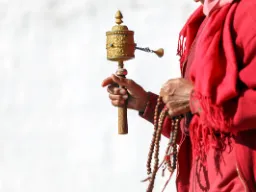 Ręczna młynka modlitewna Ręczna młynka modlitewna