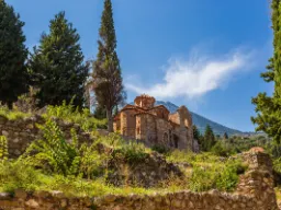 Bizantyjski kościół w Mystras Bizantyjski kościół w Mystras