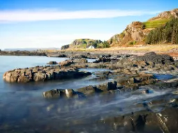 Piękne szkockie wybrzeże