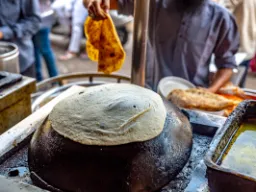 Uliczna kuchnia w Delhi Uliczna kuchnia w Delhi