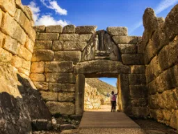 Brama Lwów w Mykenach Brama Lwów w Mykenach