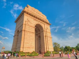 India Gate w Nowym Delhi jest pomnikiem poległych w I wojnie światowej