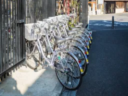 Kioto to miasto przyjazne rowerzystom