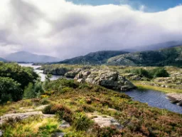 Piękna przyroda wzdłuż malowniczej trasy Ring of Kerry Piękna przyroda wzdłuż malowniczej trasy Ring of Kerry
