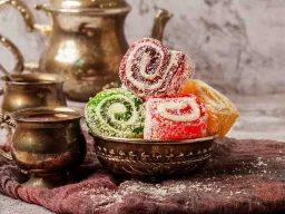 Kolorowa turecka "delight"