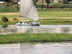 Łodzie na Nilu Łodzie na Nilu