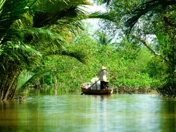 Rejs po bujnej delcie Mekongu
