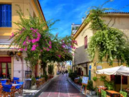 Dzielnica bogów Plaka, Ateny. Dzielnica bogów Plaka, Ateny.